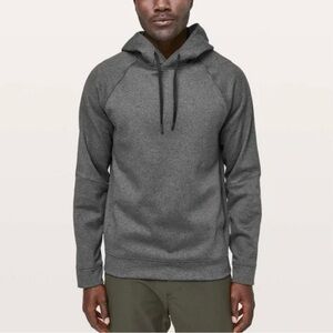 Lululemon City Sweat Pullover Hoodie Large Thermo In Heathered Coal